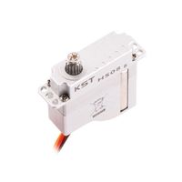 Ventes Flash : Servomoteur numérique HV KST HS08B DC4.8V-8.4V 6.0Kgf.cm 0.09sec à engrenages métalliques pour aile de planeur RC avec 2 roulements à billes