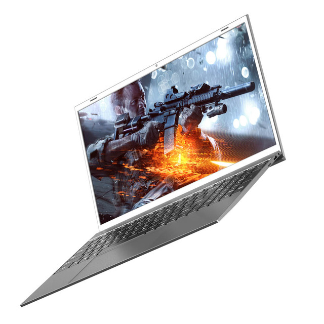 Ultra Thin Gaming Laptop Intel 2.50GHz 8GB+128GB Win10 Quad-core Notebook Laptop Computer for Office & Home