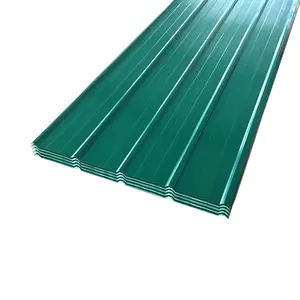כל הגדלים PPGI PPGL צבע מצופה ASTM סטנדרטי גגות גלי פלדה גיליון מבית המפעל בסין לבניין