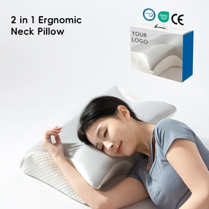 YUE RISE Öküz Boynuzu Şekilli Cilt Dostu Yavaş Geri Dönen Köpük OEKO Sertifikalı Ergonomik Yatak Yastığı OEM/Toplu Siparişler İçin - Product Image 1