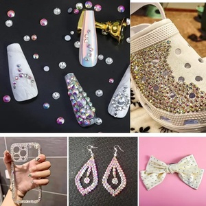 OLeeya Série Métal Strass en Verre Cristal 144 000 pièces SS6-SS30 Non Thermocollants à Dos Plat pour Ongles 3D et Projets de Mode DIY - Product Image 6