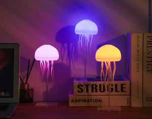 आवाज नियंत्रण जेलीफ़िश लैंप नृत्य पैरों के साथ रेगडीरेंट जेलीफ़िश लैंप रिचार्जेबल जेलीफिश टेबल लैंप - Product Image 6