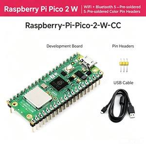 PLC ของแท้ใหม่เอี่ยม HT 100% บอร์ดพัฒนาไมโครคอนโทรลเลอร์ Pico 2 W RP2350 - Product Image 3