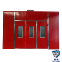 Cabine de peinture automobile Xinyuan homologuée CE, chauffage électrique 18KW 220V/380V, modèle de base pour ateliers de réparation automobile de taille moyenne