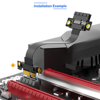 Cable Riser Flexible de PVC PCIe 3.0 X1 de 200 mm, Adaptador PCI-E X1 Macho a Hembra para Tarjetas de Red y Captura de Escritorio