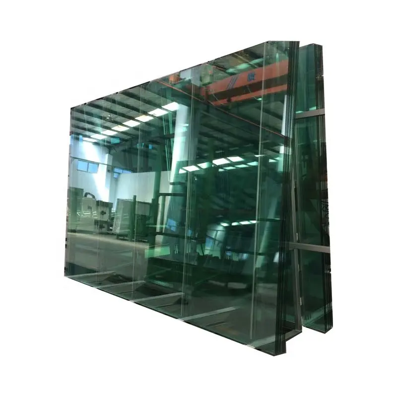 Barandilla de techo de puerta de seguridad, vidrio laminado transparente irrompible, certificado CE, a prueba de sonido