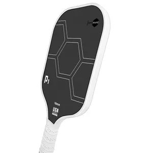 2024 Elongated Handle Carbon Pickleball Paddle With Friction Surface Skin For Improved Grip