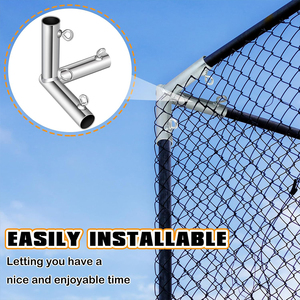 Accessoires <span class=keywords><strong>pour</strong></span> auvent à <span class=keywords><strong>angle</strong></span> plat à 3 voies, supports de connexion <span class=keywords><strong>d</strong></span>'<span class=keywords><strong>angle</strong></span> <span class=keywords><strong>pour</strong></span> cage de golf <span class=keywords><strong>pour</strong></span> <span class=keywords><strong>pergola</strong></span> - Product Image 4