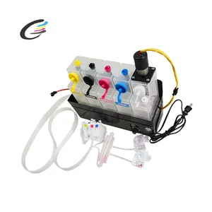 Fcolor Hệ Thống Mực Trắng Lưu Thông DTF Mới CISS Với Bộ Trộn Mực DTF Cho Máy In Epson L1800 1390 L805 DTF