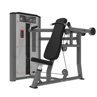 Alat Gym Komersial Shoulder Press, Mesin Gym dengan Beban Pin