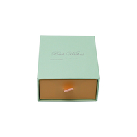 Boîte cadeau à bijoux en carton recyclable avec tiroir coulissant, logo personnalisé, écologique, vente en gros, pour bagues, boucles d'oreilles, colliers