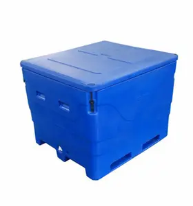 Chilly Fish Bin Insulated Fish Container Stackable Fish Tubs