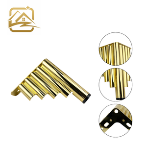 Factory Price <b>Gold</b> Mountain-shaped Metal Legs for Bracket Roombed Roomkitchen Metal <b>Sofas</b> Coated Couch Legs, <b>Sofa</b> <b>Gold</b> Leg - Product Image 2