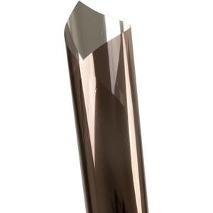 Film adhésif décoratif moderne pour hôtel, effet miroir unidirectionnel, bronze-argent, PET, 1,52 x 30 m, anti-UV, anti-IR, anti-éblouissement, isolation thermique - Product Image 2