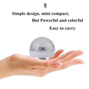 Bolas de <span class=keywords><strong>Discoteca</strong></span> LED, Bola Mágica Pequeña de Colores RGB, Luz de Fiesta USB, Mini Bolas de <span class=keywords><strong>Discoteca</strong></span> para DJ - Product Image 2