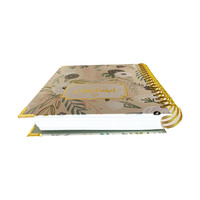 Carnet à spirale A5 à couverture rigide avec logo personnalisé échantillon gratuit vente en gros