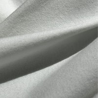Tissu polaire brossé extensible en coton péruvien 210 GSM, résistant à l'abrasion, à évacuation de l'humidité, poids moyen, uni, 95C5S, pour vêtements haut de gamme