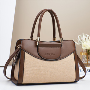 New Fashion Ladies Large Capacity Handbag Luxury PU Leather <b>Tote</b> Bag Women's Business & Casual Popular Boston Bag - Product Image 4