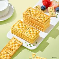 Galletas Crujientes Multi-Sabor Deliciosas y Saludables de Alta Calidad al por Mayor, Galletas de Soda de 100g, Galletas Saladas Procesadas por Enrollado en Bolsa de Azúcar