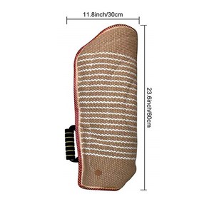 Manchette d'entraînement professionnelle pour chiens - Protection de bras rembourrée et épaissie pour la protection contre les morsures, équipement durable pour dresseurs d'animaux - Product Image 4