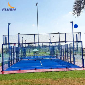 Venta Directa de Fábrica: Pista de Pádel Panorámica Completa con Césped Artificial y Estructura de Acero - Product Image 2