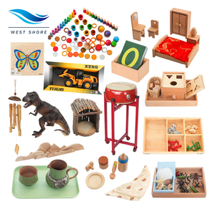 กล่องที่สองของเม็ดสีวัสดุลูกปัดสำหรับเด็ก Montessori Montessori สีชมพูเรียนรู้
