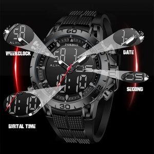 Nuevo Reloj Foxbox Fb0006 para Hombre, Doble Pantalla, Deportivo, Resistente al Agua 30m, Reloj de Pulsera Digital de Cuarzo para Hombre - Product Image 6