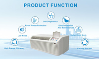0.75Ton 9000btu Grande Fenêtre Type Aire Acondicionado Chauffage et Refroidissement Inverter R410a PTAC Climatiseur