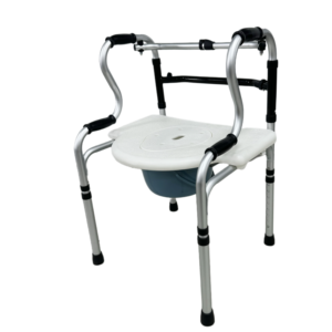 Andador Plegable 3 en 1 CAREME CA911, Marco <span class=keywords><strong>de</strong></span> Apoyo <span class=keywords><strong>para</strong></span> Caminar con Altura Ajustable, Silla <span class=keywords><strong>de</strong></span> <span class=keywords><strong>Ducha</strong></span> Multifuncional <span class=keywords><strong>para</strong></span> Personas <span class=keywords><strong>Mayores</strong></span>, 120 kg - Product Image 1