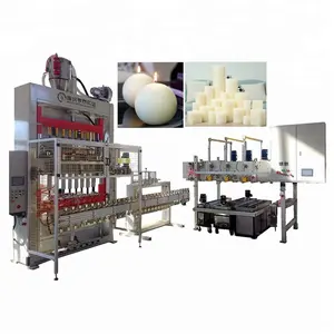 Factory Price 2021 New Industrial Small Automatic Pillar Diamond-Shaped Spherical cylindrical candle making production line