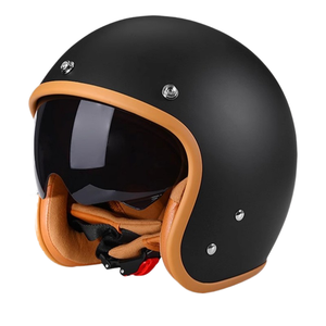 Certifié DOT 3/4 Retro Cruiser Casque Unisex Open Face Casques <span class=keywords><strong>Moto</strong></span> Toutes Saisons Matériau ABS Nouveau Dropshipping Disponible - Product Image 4