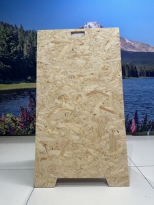 لوح عرض خشبي مخصص للمناسبات الترويجية ، لوح حامل عرض الملصقات الخشبي من المصنع بالجملة - Product Image 3