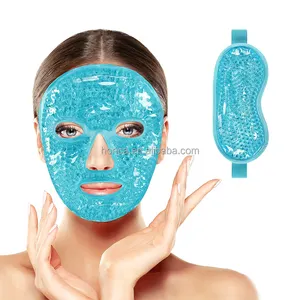 Ice Pack Reduce Face Puff Dark Circles Gel Beads Hot Heat Compress Pack Cold Face Eye Mask Cooling