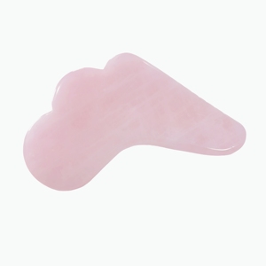 Guasha de Cuarzo Rosa de Alta Calidad para Masaje Facial - Product Image 3