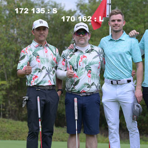 Stock local aux États-Unis, impression par sublimation, t-shirts de sport fitness, polos en polyester et élasthanne, polos de golf personnalisés pour hommes - Product Image 6