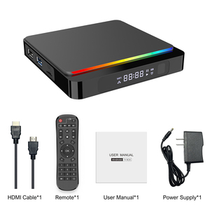 Gocast-tv box <span class=keywords><strong>X4PRO</strong></span>, 8K, amlogic S905X4, android 10,0, con luz RGB dinámica, AV1, compatible con decodificador para entretenimiento en casa - Product Image 5