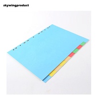 Skywingproduct Nouveau style de séparateurs imprimables étendus, onglets alphabétiques A-Z, séparateurs adhésifs, papier écologique, dossier en manille