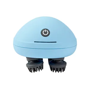 Çeşitli renkler otomatik rulo Mini masaj aleti pençe kafa Scratcher silikon el kafa derisi masaj vücut veya yüz