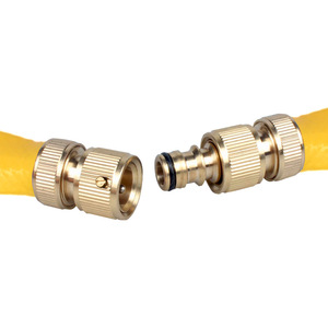 Connecteur de raccordement en cuivre à double extrémité 16 mm pour réparation de tuyaux d'eau et connexion de tuyaux en caoutchouc - Product Image 1