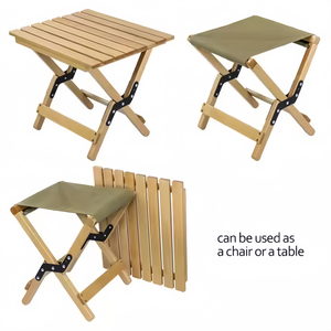 <span class=keywords><strong>Silla</strong></span> Plegable de Madera Ligera y Portátil - Diseño Moderno, <span class=keywords><strong>Silla</strong></span> Plegable para <span class=keywords><strong>Playa</strong></span> y Pesca, para Uso en Exteriores - Product Image 2