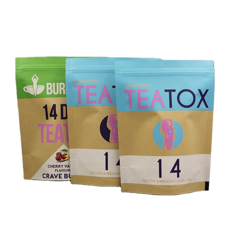 tea canister bags tube box