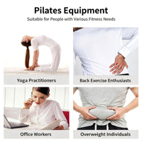 Ensemble d'équipements de Pilates en bois d'érable : Correcteur, Chaise Wunda, Lit, Tapis, Planche, Échelle, Baril