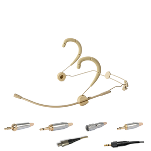 Microphone de scène avec options de câble détachable, micro-casque, Mini XLR 3 broches, <span class=keywords><strong>TA3F</strong></span>, TA4F, 4 broches, Jack 3,5 mm pour émetteur de poche - Product Image 6