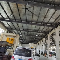16ft-24FT HVLS Deckenlüfter für Geflügelställe & Pferdeställe, Großer Abluftventilator für Viehbetriebe mit CE-Zertifizierung