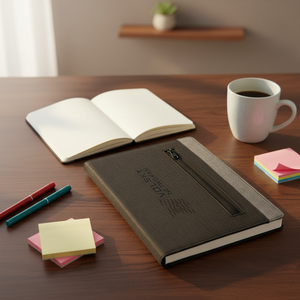 Libreta con Bolsillo y Cierre Personalizada con Logotipo, Regalo Promocional Corporativo, Cuaderno Ejecutivo Personalizado para Escribir - Product Image 3