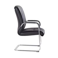 Chaise de bureau ergonomique à dossier haut, réglable, moderne, chaise de direction en cuir pivotante, chaise de conférence, base en acier imperméable