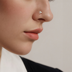 CANNER Piercing de nez en argent sterling 925 avec griffes et zircone cubique pour femmes et hommes, bijou corporel de style facial - Product Image 5