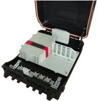 Caja Terminal de Cable de Fibra Óptica Preterminada 72Core CTO FTTH FTTX, Caja de Distribución de Fibra PC ABS PTO