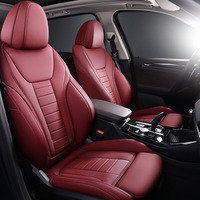Pour BMW Série 7 5 3 1 X5 X3 X1 E46 E90 E60 F30 F10 E39 F20 G20 E36 Housses de Sièges de Voiture Sur Mesure 5 Places en Similicuir