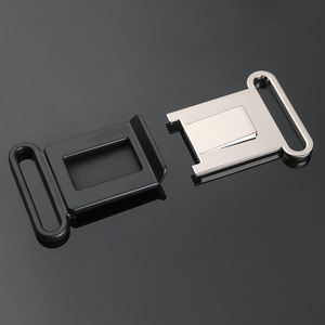Hebilla Metálica Deslizante Plateada Resistente para Accesorios de Bolsos - Product Image 2